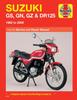 Книга Suzuki GS, GN, GZ & DR125 Singles (82 - 05) Haynes Repair Manual