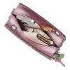 COACH GeorgiaSignature 20 detachable shoulder strap zipper closure coated canvas shoulder bag small women's pink