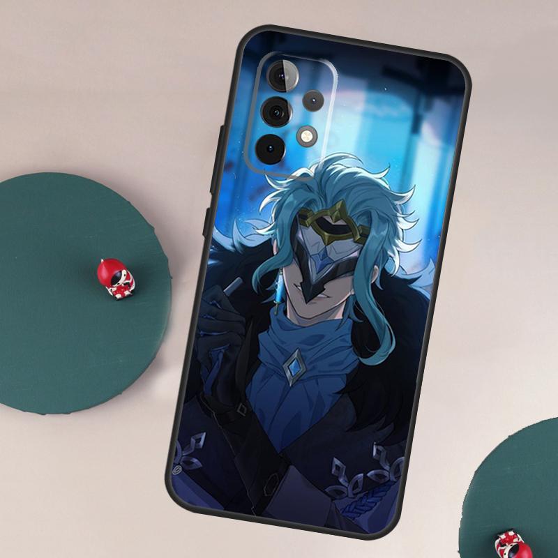Чехол Il Dottore Genshin Impact для Samsung Galaxy A13 A23 A33 A53 A73 A12 A22 A32 A52 A52S A04S A50 A51 A71 Чехол