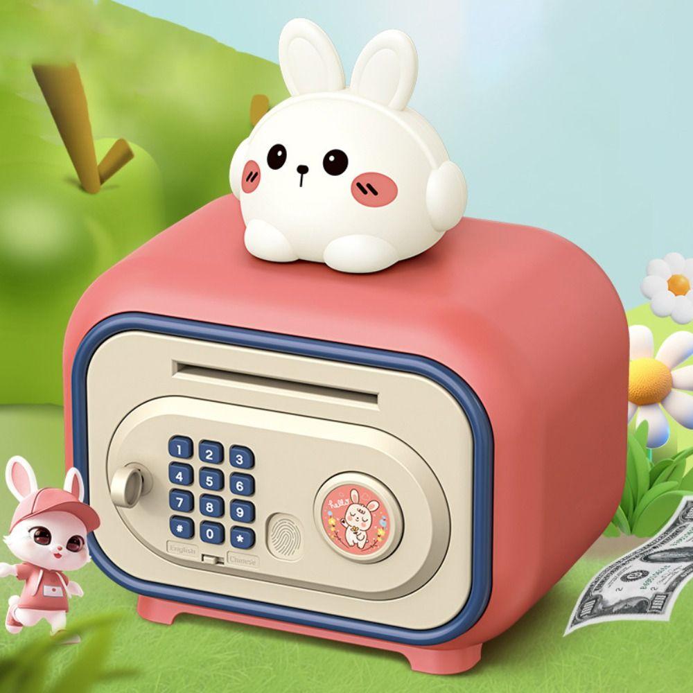 Password Lock Smart Money Deposit Box Voice Reminder Electronic ATM Penny Bank Adults/Girls/Boy