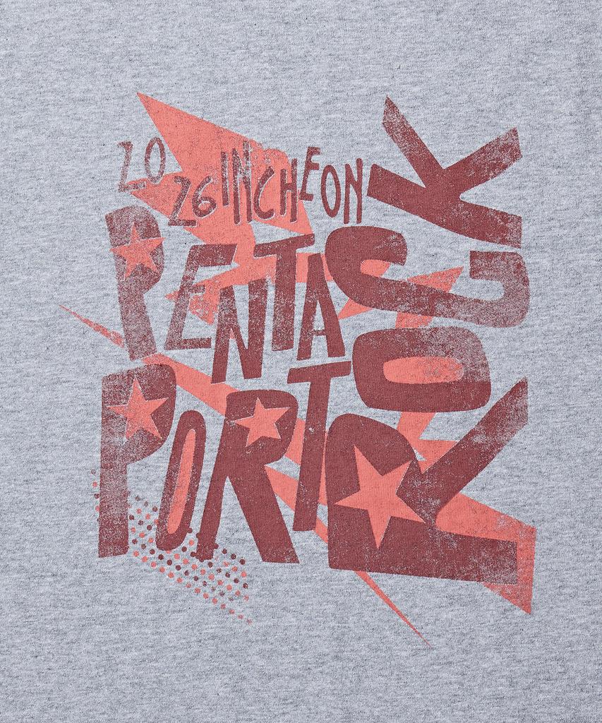 DISCUS ATHLETIC 2026 Футболка Pentaport Collage Меланжево-серый