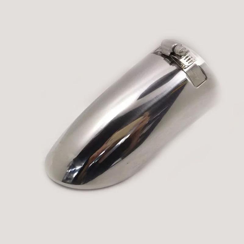 For Nissan Kicks 2017 2018 Car Body Cover Stainless Steel Muffler Pipe Outlet Dedicate Exhaust Tip Tail