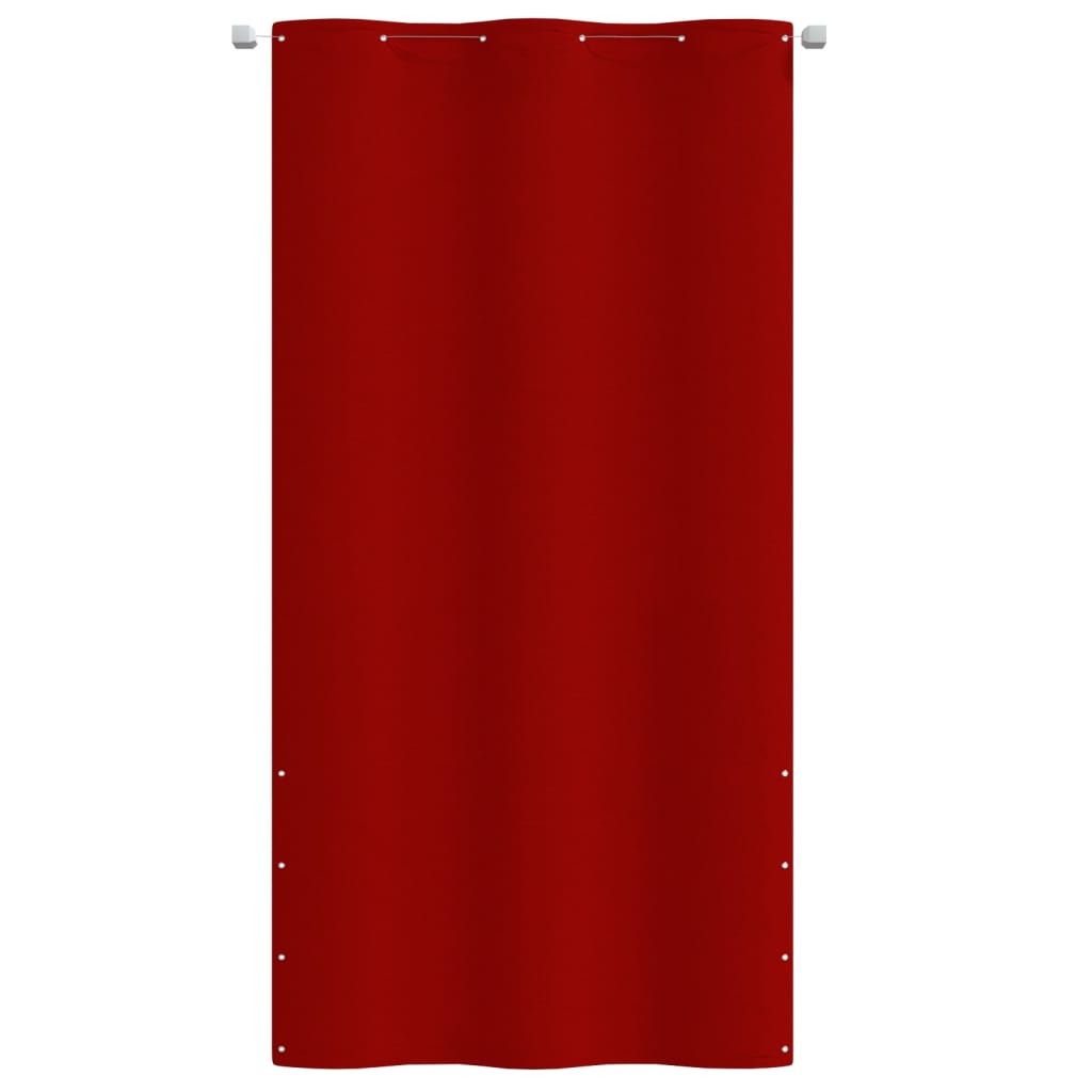Balcony Privacy Screen Red 120 x 240 cm Oxford Fabric