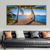 Силуэт пальм закат тропическое море пляж холст картины постеры и принты настенные художественные фотографии домашний декор без рамки
