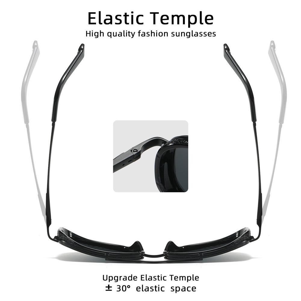 Vintage Double Bridges Sunglasses Punk Sunglasses Men's Square Uv400 Twin-beam Aviator Sunglasses Square Sun Eyeglasses Male Shades