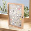 Dustproof Pin Display Case Shadow Box for Medal, Jewelry Pin, Badge