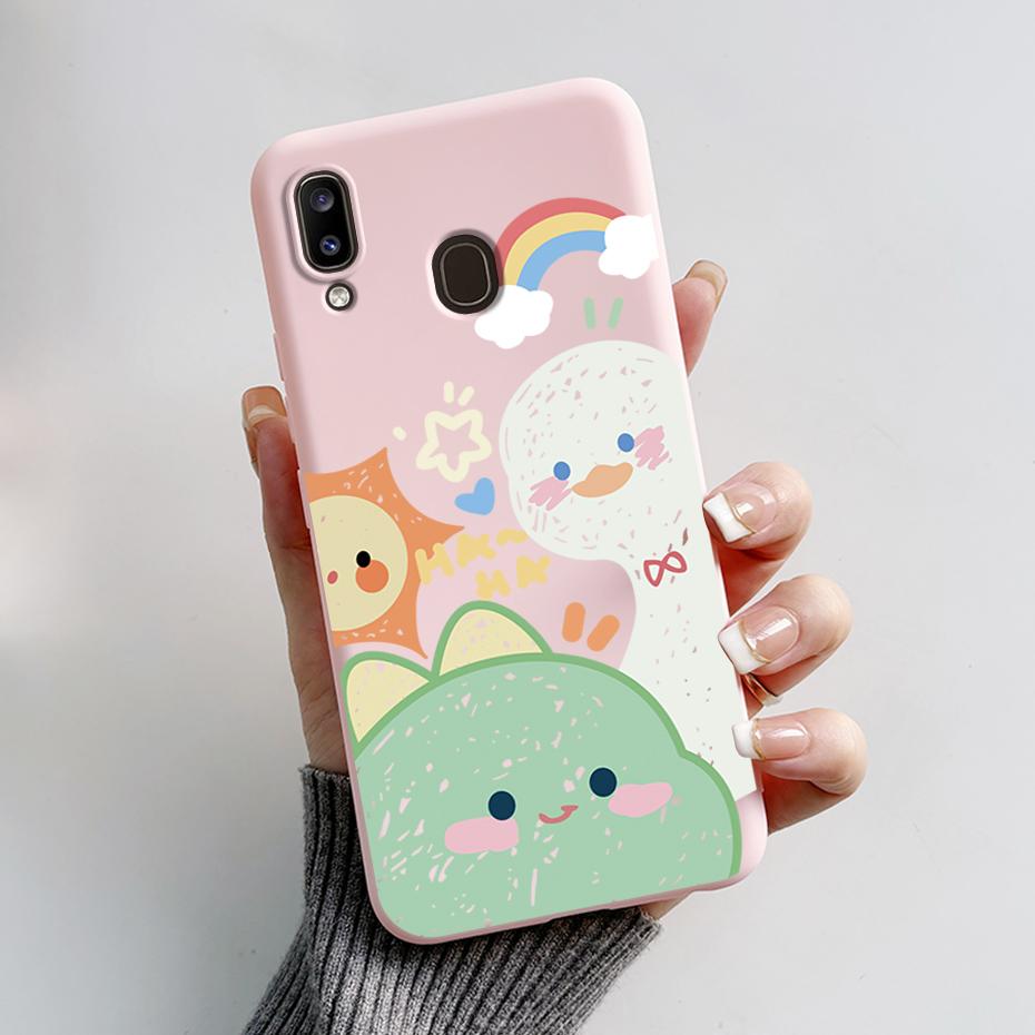 Чехол для Samsung Galaxy A20 A20e A20s Стильный Расписной Мягкий ТПУ Чехол для Телефона для Samsung A20 A 20 20s 20e A205 A202 A207 Обложка