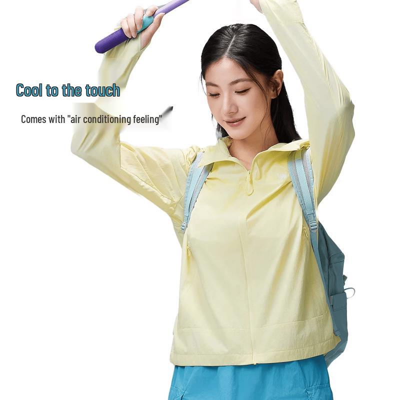 CAMEL Women's Cooling Breathable Water-Repellent Sun Protection Hoodie