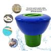 7 Inch Chlorine Floater Adjustable Release Large Capacity Retractable Inground Above Ground Swimming Pool Hot Tub Chlorine Tablets Dispenser