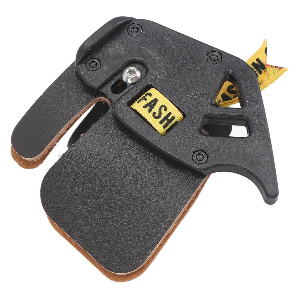 Double PU Leather Archery Finger Tab Archery Finger Guard Fingers  or for Recurve Bow Shooting Practice Sports Outdoors
