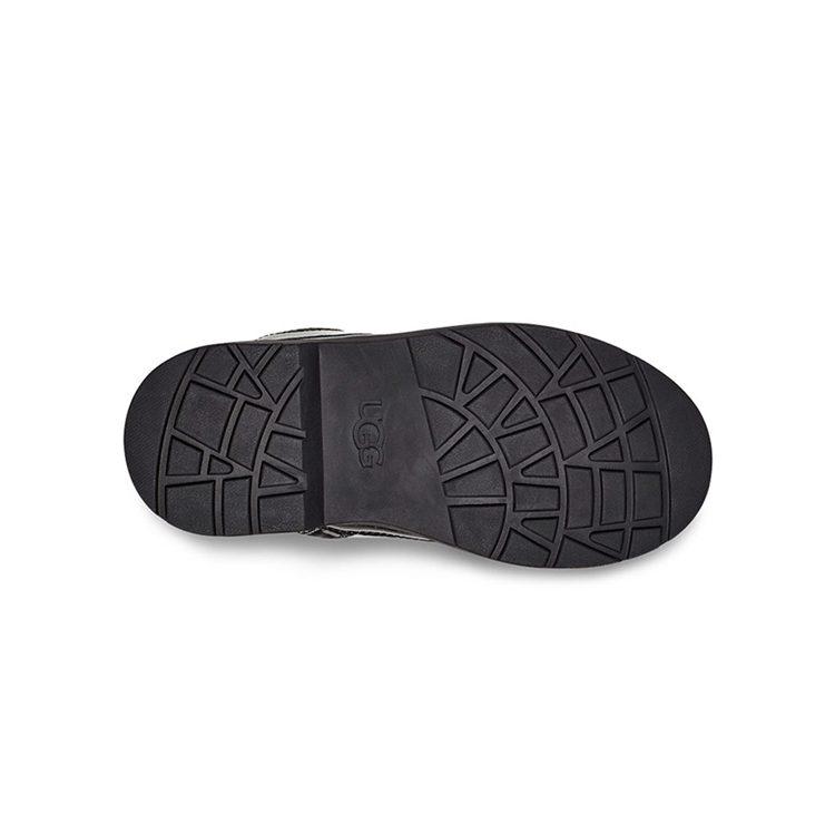 UGG Robley Глянцевый Велюр Молния Детские Снегоступы Черный Дети Возраст 3 7 Лет 1116377T-BLK