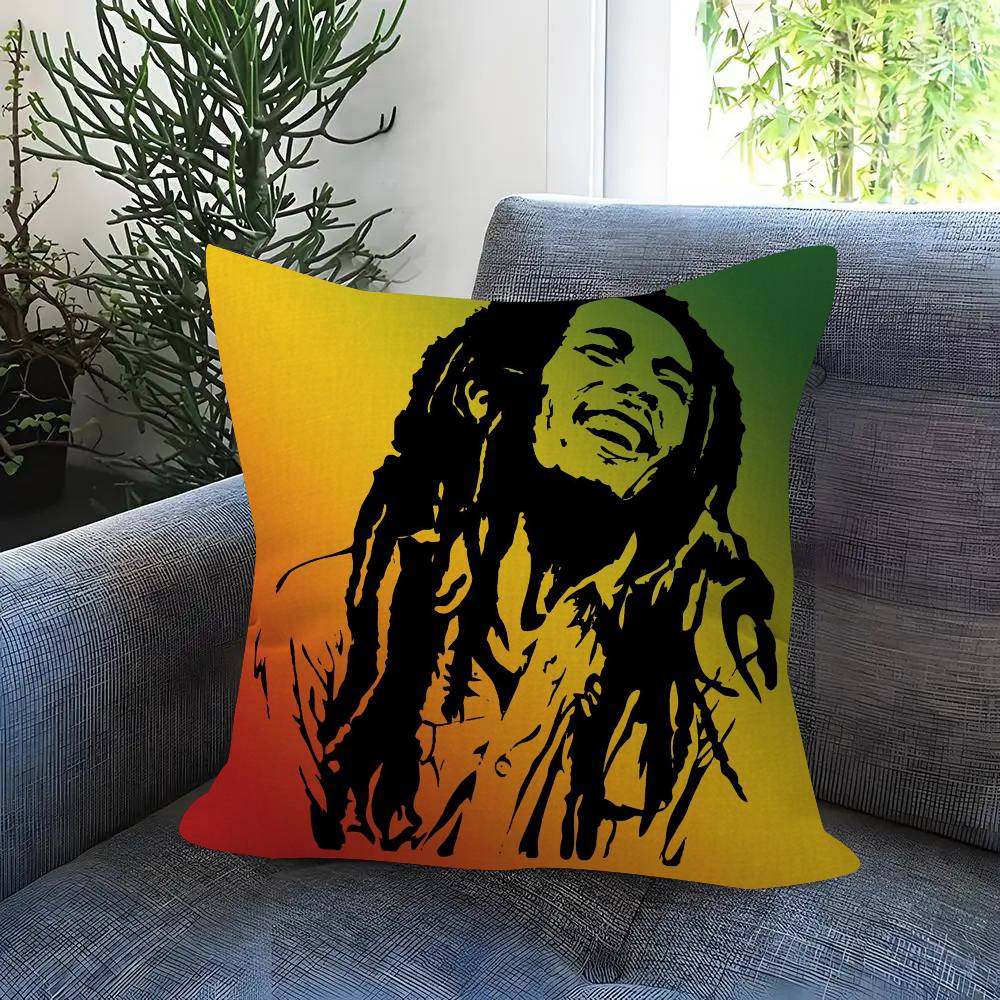 Классические Боб Марли и T-The Wailers Наволочка Чехол на Подушку для Дивана Декор Комнаты Подарок для Детей