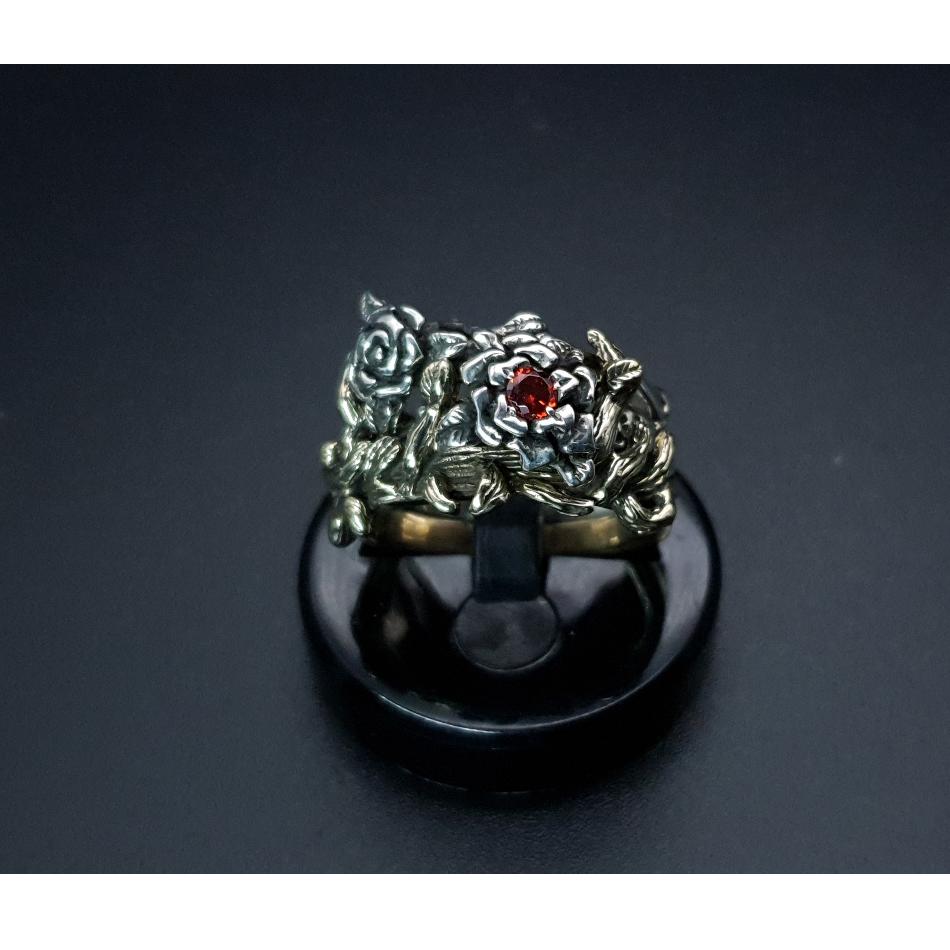 Dr Ska Rose Layered Ring