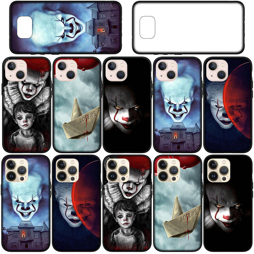 for iPhone 17 16 15 Xiaomi Poco F7 F8 X7 C85 C75 C71 M8 Redmi Note 14 13 12 11 Pro Max 14C 13C 15C A3 A4 Phone Case Stephen King's IT Pennywise Cover