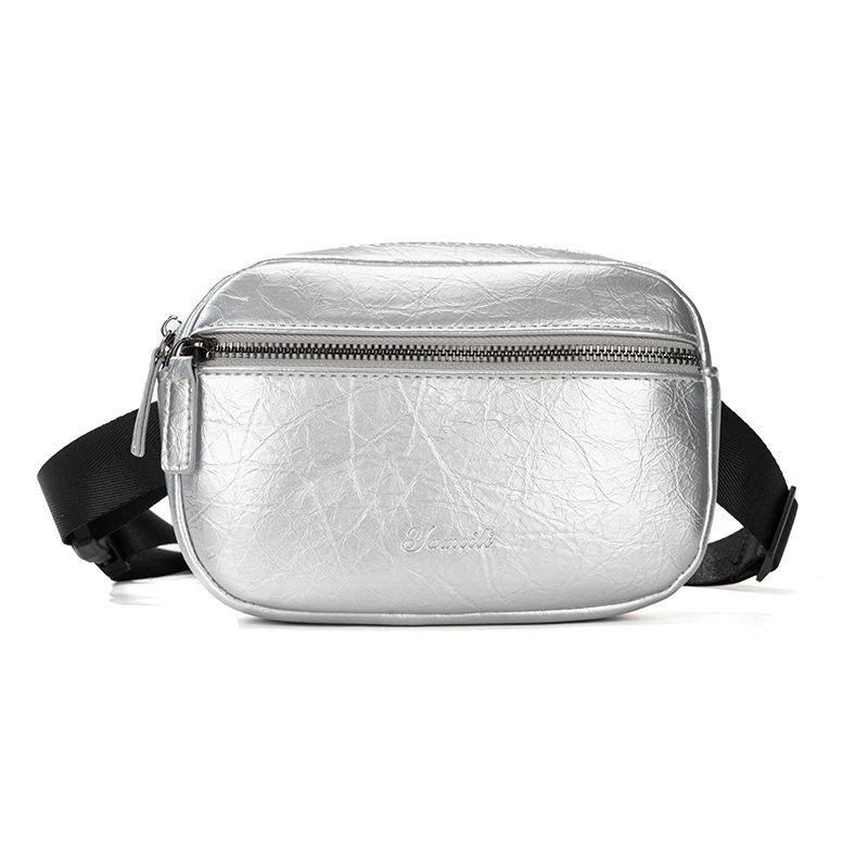 Adjustable Waist Bags Vintage Design Phone Bag Artificial Leather Square Purse