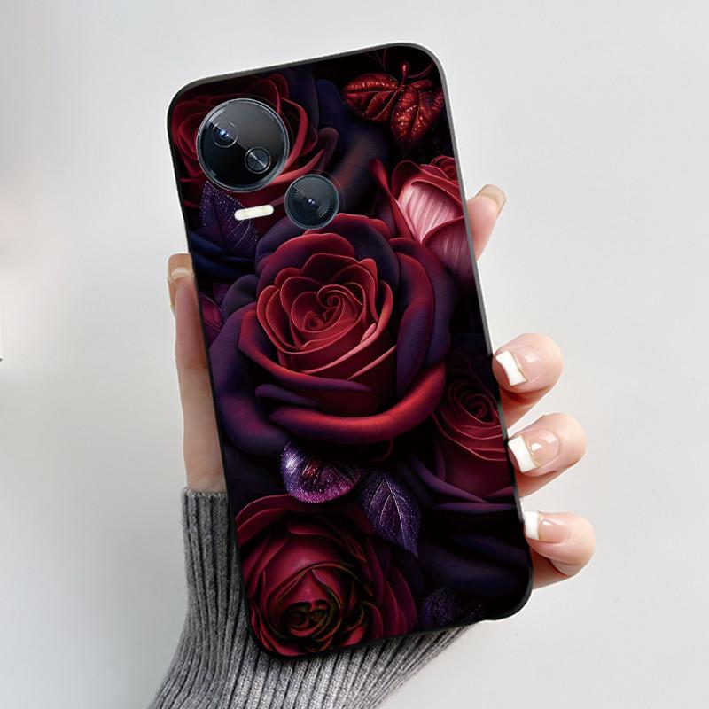 Чехол для телефона Tecno Spark 10 5G KI8 Эстетичный Роскошный Милый Крутой Для Мальчиков Девочек Черный Матовый Мягкий Силикон Задняя Крышка TPU Оболочка