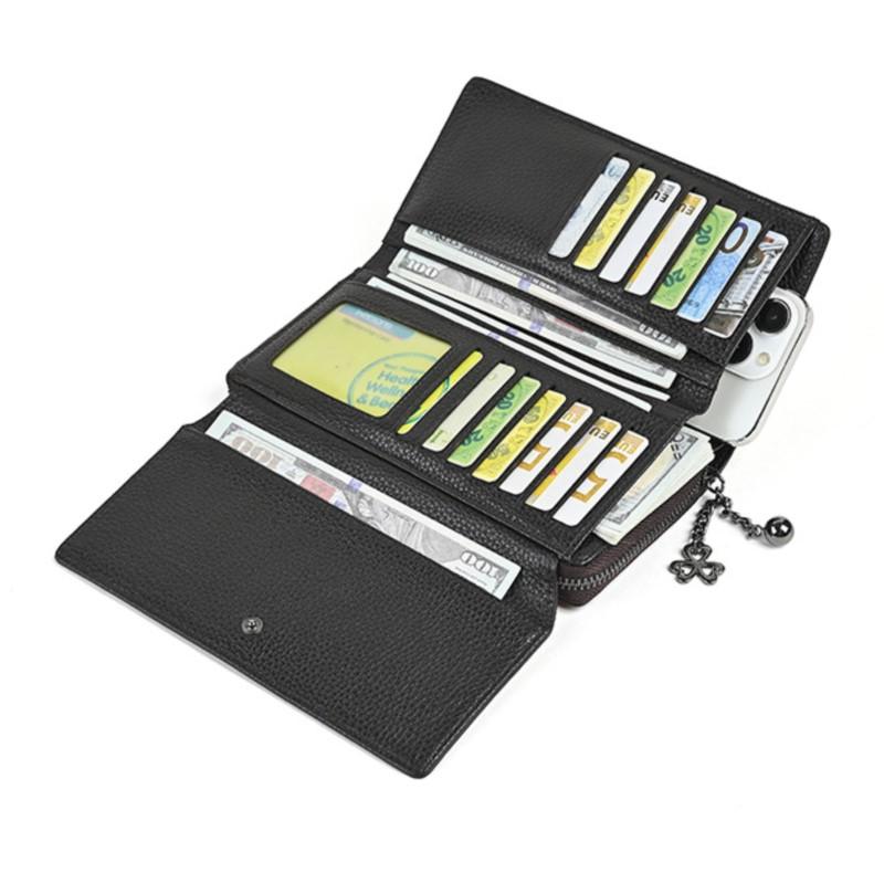 Johnature Сумка для телефона Ретро Тисненый Большая вместимость Мультикарта Женский кошелек Универсальная Маленькая сумка через плечо