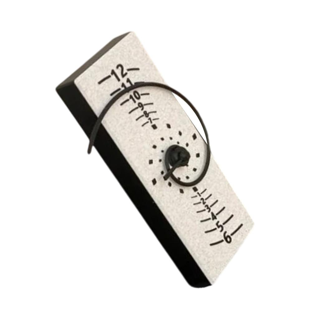 Прямоугольные настенные часы «Спирали Фибоначчи», сочетающие математическую эстетику и современный стиль для уникального домашнего декора