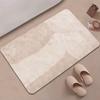 Modern Simple Non-slip Mat Household Bathroom Entrance Suction Mat Simple Line Diatom Mud Mat