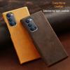 Genuine Leather Half-Cover Protective Case for OPPO Reno4 Pro & 4SE