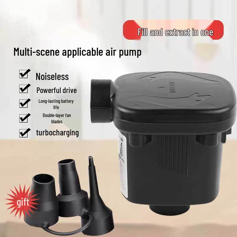 Electric Air Pump for Mattresses, Swimming Rings, Inflatable Toys, and Compression Bags - All-in-One Inflation & Deflation Solution