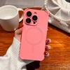 Силиконовый противоударный мягкий чехол на 4 угла для iPhone 16E 15 13 12 14 Pro Max Plus для беспроводной зарядки Magsafe, защитная крышка для объектива