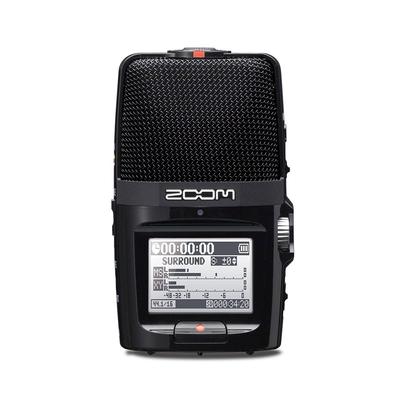 Zoom Handy Recorder USB Микрофон MS Стереомикрофон, оснащенный XY стереомикрофоном Линейный PCMIC Recorder Skype ASMR Черный H2n