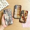 Ржавый чехол в индустриальном стиле для Samsung Galaxy A73, A72, A71, A70, A53, A52, A51, Другие Мягкая черная крышка