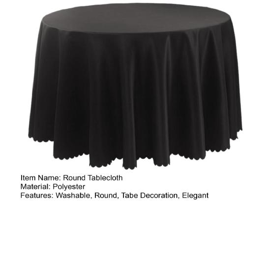 Полиэстеровая скатерть Элегантная однотонная тканевая скатерть Декоративная скатерть