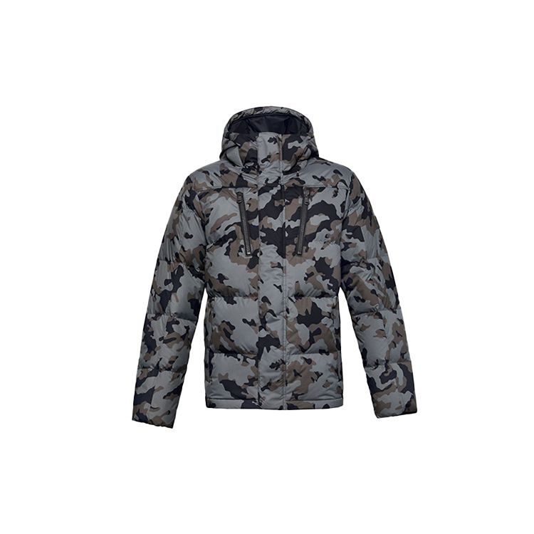Under Armour Sportstyle Теплый пуховик с капюшоном Мужская Верхняя одежда Черный 1355853-002