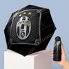 Компактный складной зонт Juventus FC с принтом, 5 сложений, 8 спиц, ветрозащитный, водонепроницаемый, легкий, портативный