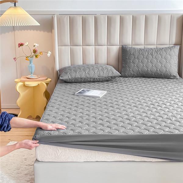 Водонепроницаемый наматрасник. Водонепроницаемая простыня. Стеганое защитное покрытие для матраса. Простыня. Односпальная двуспальная кровать.