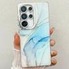 Для Samsung Galaxy S25 Ultra Чехол IMD Мраморный узор Гальванизированная Защитная Накладка для Телефона