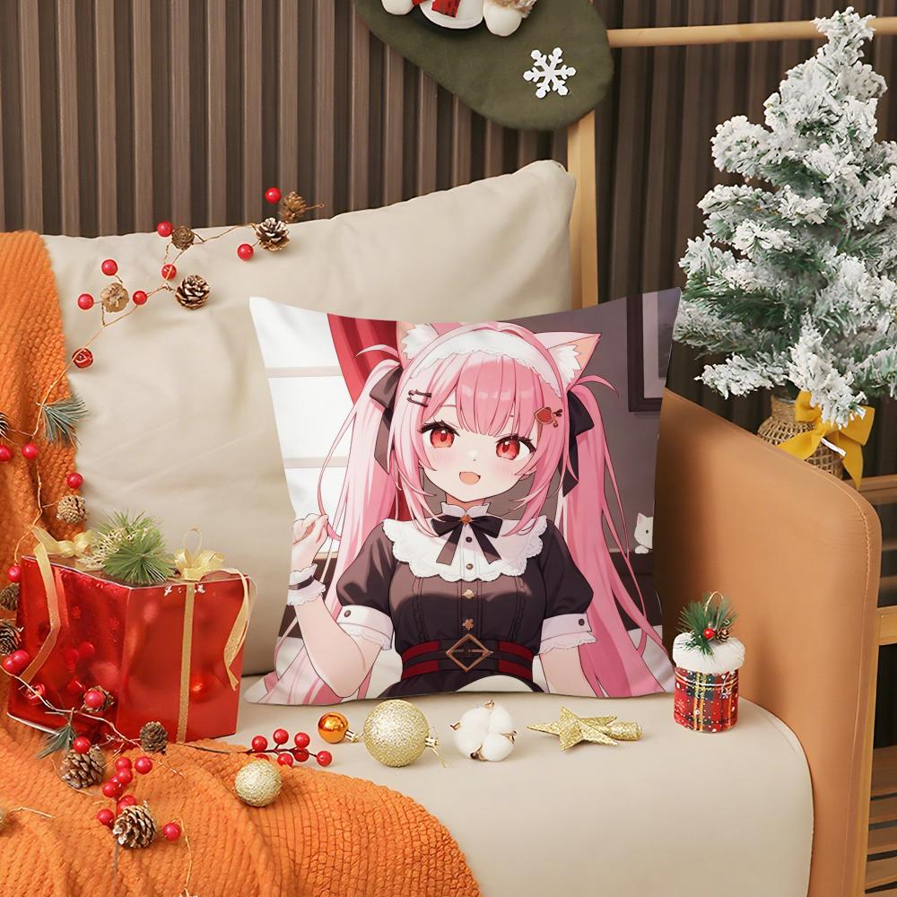 Chocola Nekopara Аниме Наволочка Двусторонняя Удобная Наволочка Подходит для Автомобиля Дивана Спальни и Других Сцен