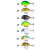 Мини-приманка Topwater Crankbait, 3,8 см, 3,8 г, искусственные воблеры, приманка для окуня, форели, карпа, свимбейт, рыболовные снасти