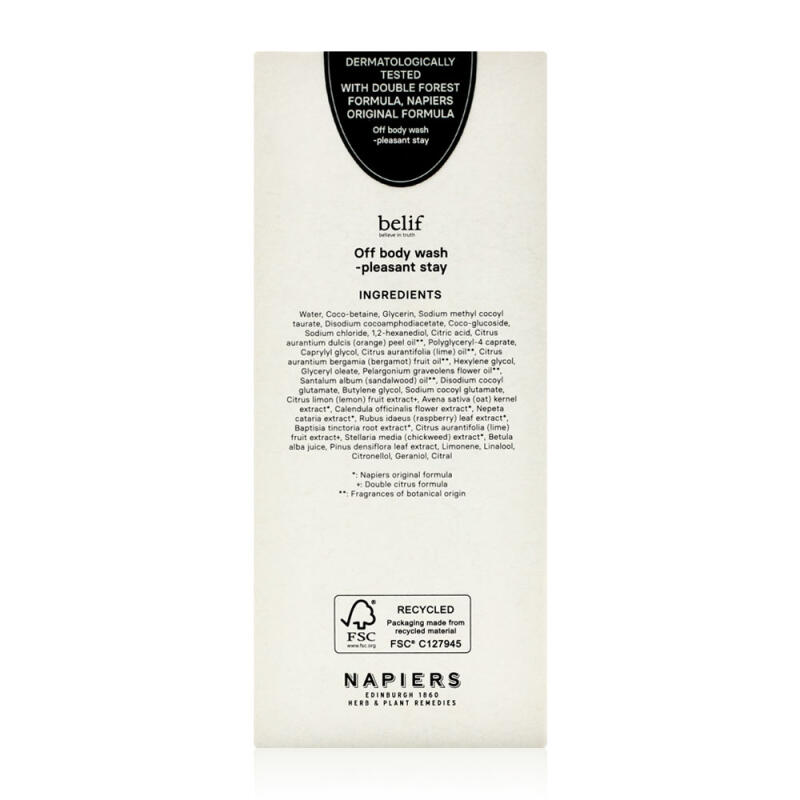 Belif Off Body Wash Pleasant Stay 250mlx2