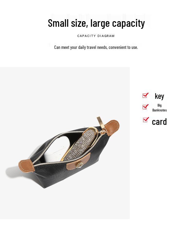 Кошелек для монет с клецками: Стильный мини-хранитель для ключей и помады для женщин