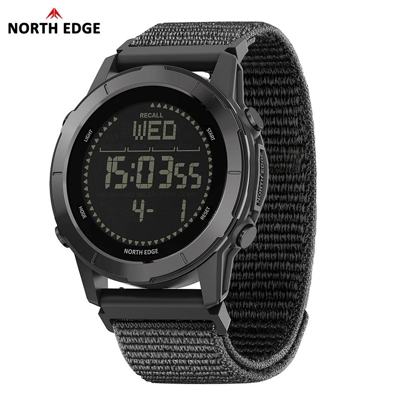 NORTH EDGE Новые спортивные часы LITECORE для мужчин, цифровые, супер легкие, с компасом, шагомером, водонепроницаемые, электронные, наручные, подарок