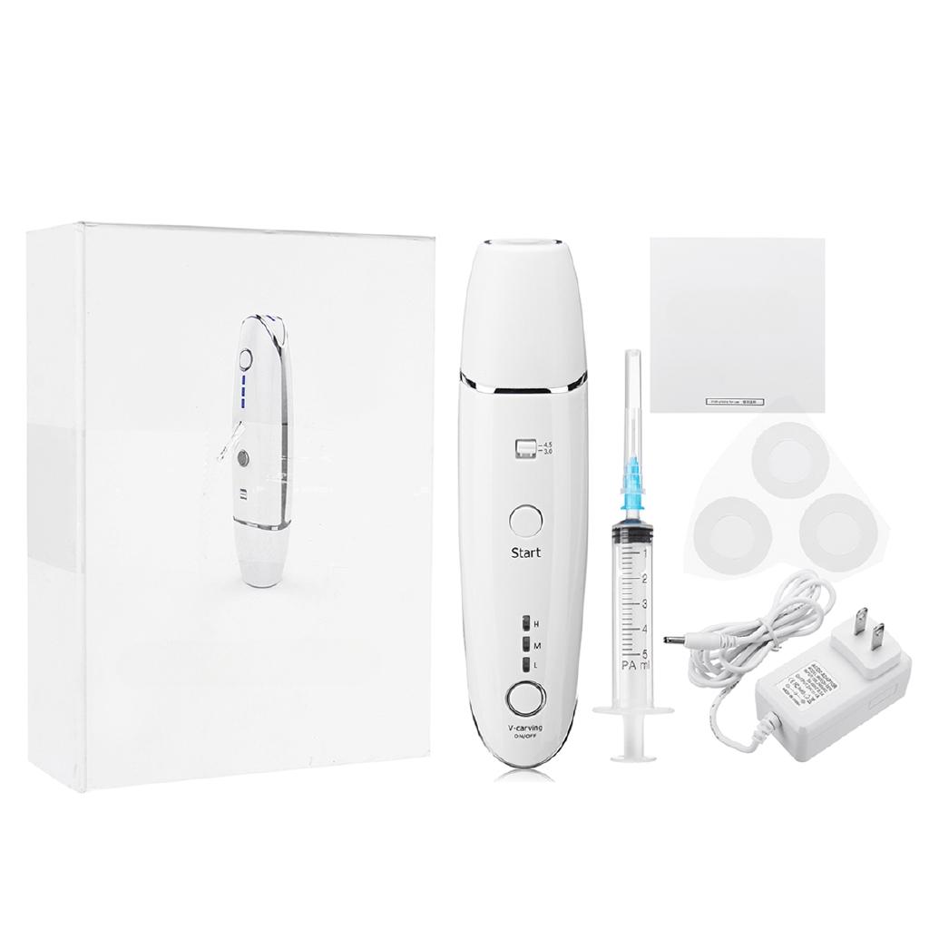 20 Вт Мини HIFU RF Радарные Линии V-образная Подтяжка Лица Против Морщин Подтяжка Кожи Ультразвуковой Аппарат для Лифтинга Лица Инструмент для Ухода за Лицом