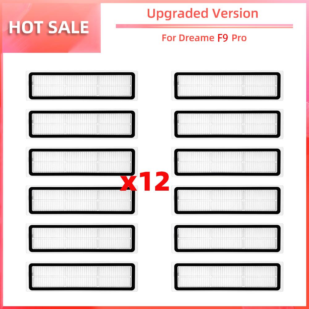 Совместимость с роботом-пылесосом Dreame F9 Pro, сменная основная боковая щетка, фильтр HEPA, насадка для швабры, запасные части, аксессуары