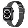 Запасной миланский ремешок из нержавеющей стали для смарт-часов для Apple Watch Series 10 42 мм/9 8 7 41 мм/6 5 4 SE SE (2022) SE (2023) 40мм/3 2 1 38мм