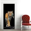 Door Tiger Animal Pvc Sticker Diy Adhesive Waterproof Wallpaper For Doors Living Room Bedroom Poster Home Decor Deursticker