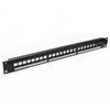 HAILE 24-Port Fiber Optic Patch Panel with FC Adapters and 1U Metal Cable Management