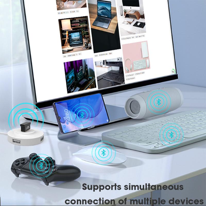 2 в 1 USB Bluetooth 5.1 адаптер передатчик приемник Bluetooth 5.0 аудио USB адаптер для компьютера ПК ноутбук беспроводной динамик