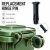 2Pcs Plastic Wheelie Bin Hinge Pin Chamfered Cut Face Waste Bin Hinge Pin  Waste Bins