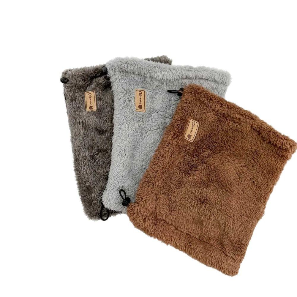 Noise-proof Dog Calming Earmuffs Warm Puppy Scarf Soft Pet Neck Gaiter for Small Medium Large Dogs