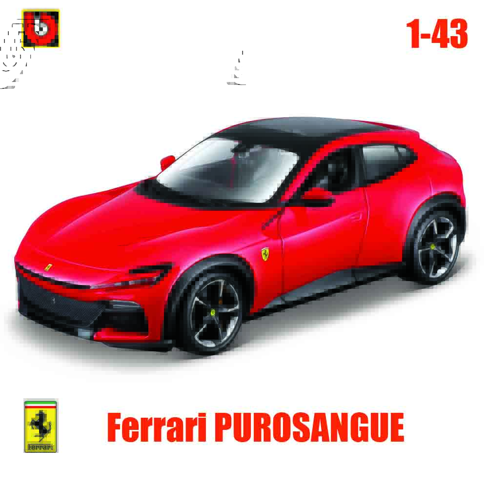 Ббураго 1:43 Несколько стилей Ferrari Purosangue sp2 488GTB 250GTO SF90 ROMA сплав роскошный автомобиль литая модель автомобиля игрушка подарок