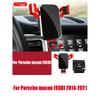 LHD Adjustable Car Phone Holder For Porsche Macan Cayenne Paramela 718 Gravity Mount Navigation Bracket Car Interior Accessories