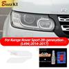Для Range Rover Sport L494 2014- 2 шт. Защитная пленка для фар автомобиля Передний свет Прозрачный дымчато-черный TPU Ремонтная наклейка