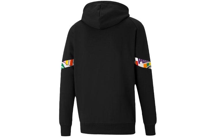 PUMA INTLGAME Sweatshirts Men's Black Hooded Moderate Regular 531330-01